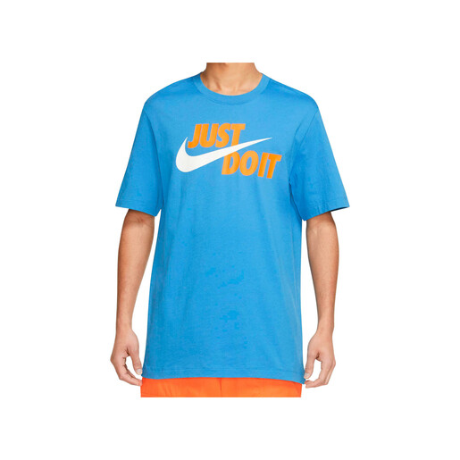 NIKE M NSW TEE JUST DO IT SWOOSH azul