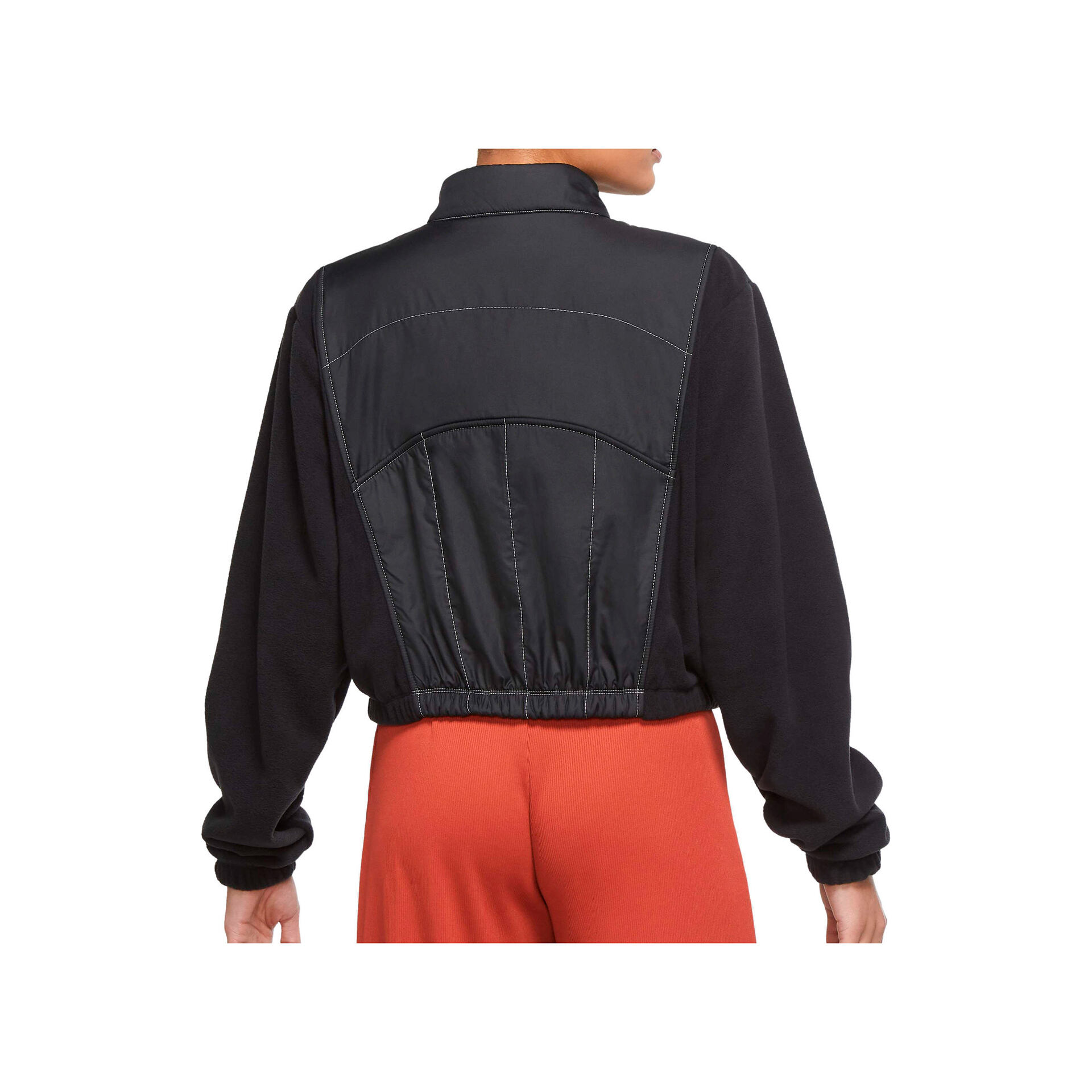 Nike Sudadera Mujer W NSW SWSH PLSH GX QZ LS TOP vista trasera Nike Sudadera Mujer W NSW SWSH PLSH GX QZ LS TOP vista trasera