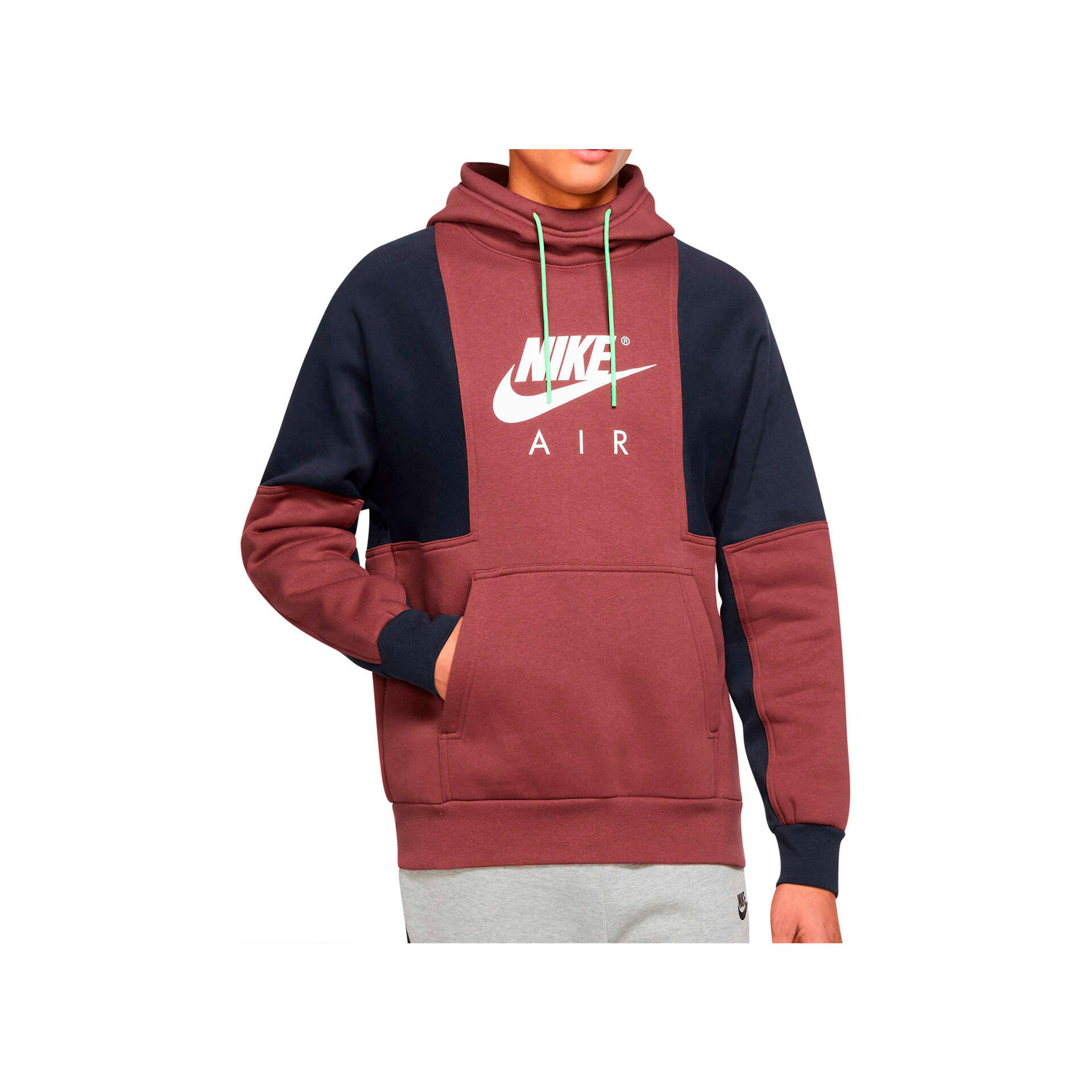 Nike Sudadera Hombre M NSW NIKE AIR PO BB HOODIE vista frontal Nike Sudadera Hombre M NSW NIKE AIR PO BB HOODIE vista frontal