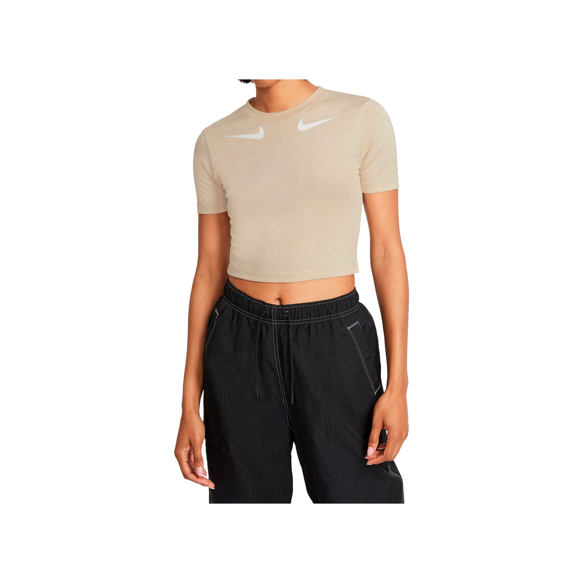 Nike Camiseta Mujer W NSW TEE SWOOSH vista frontal Nike Camiseta Mujer W NSW TEE SWOOSH vista frontal