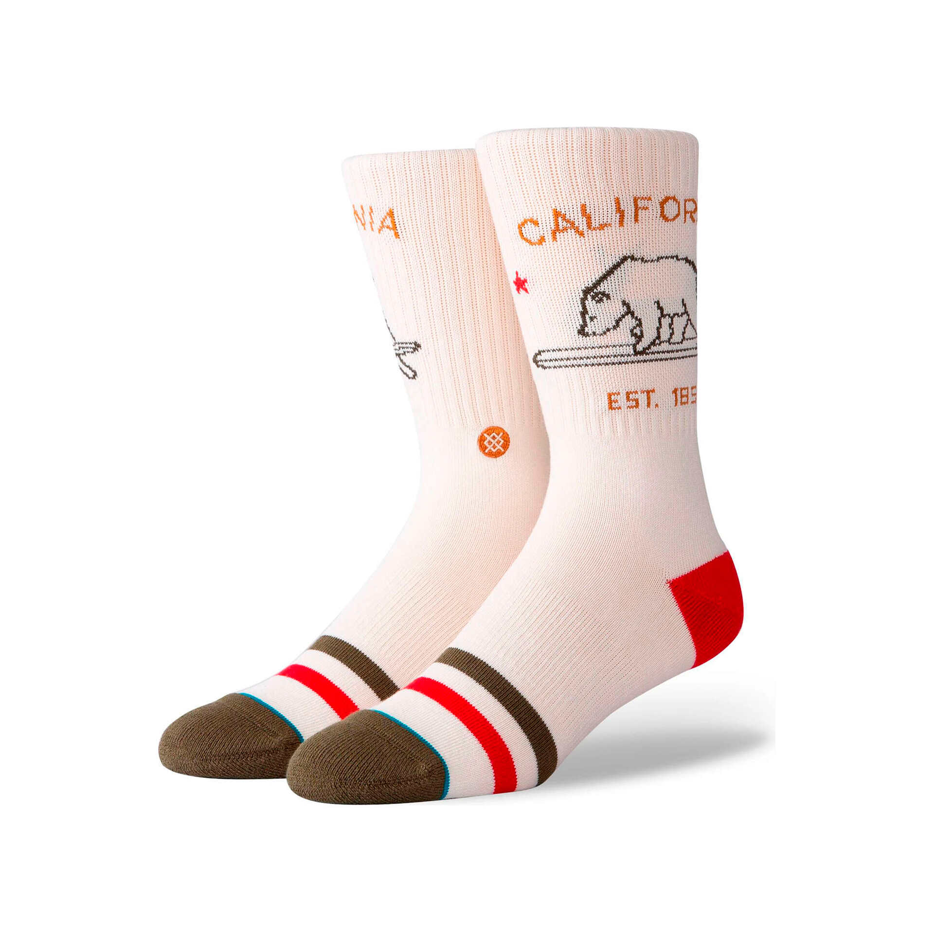 Stance Calcetines CALIFORNIA REPUBLIC 2 vista frontal Stance Calcetines CALIFORNIA REPUBLIC 2 vista frontal