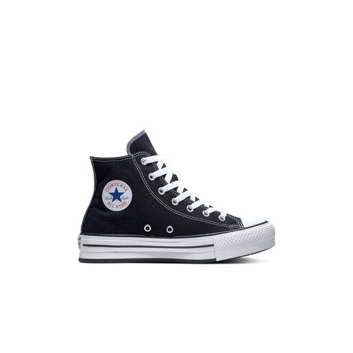 CONVERSE CHUCK TAYLOR ALL STAR EVA LIFT CANVAS PLATFORM negro