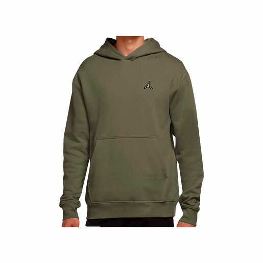 NIKE M J ESS FLC PO HOODIE verde