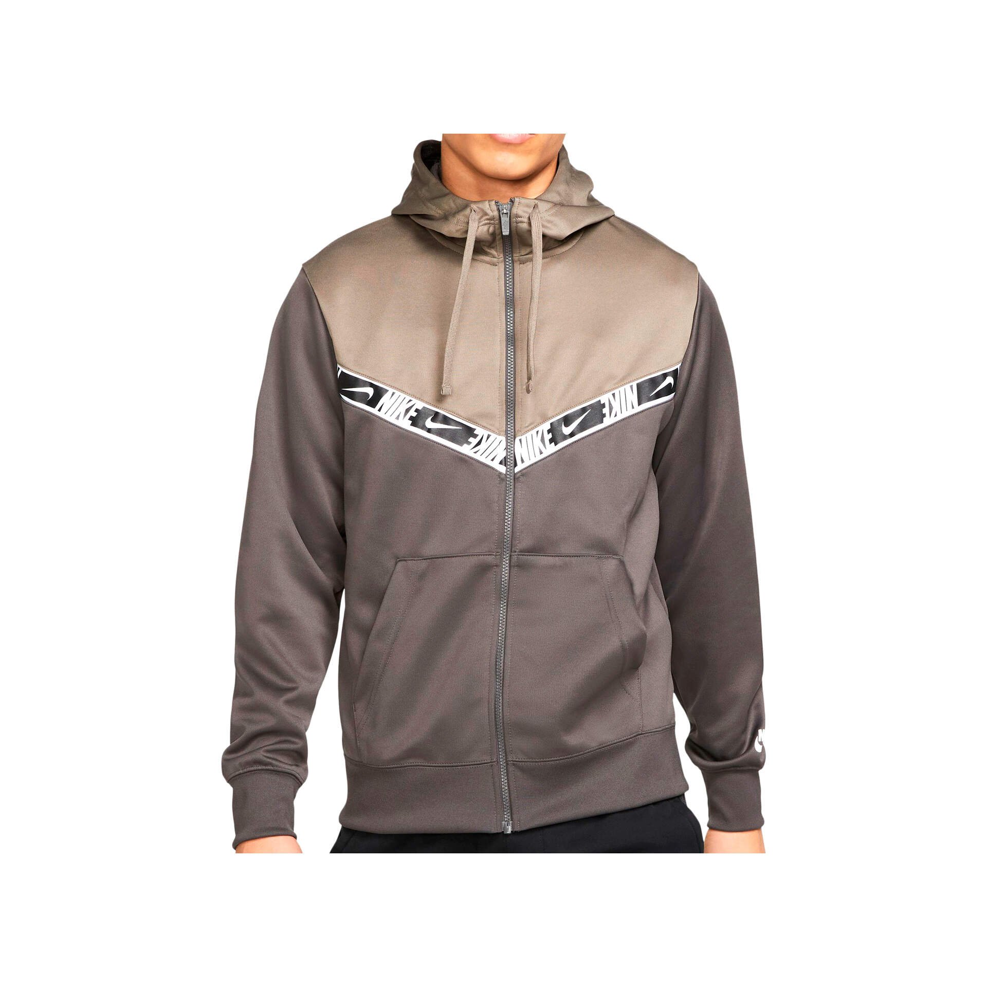 Nike Sudadera Hombre M NSW REPEAT PK FZ HOODIE vista frontal Nike Sudadera Hombre M NSW REPEAT PK FZ HOODIE vista frontal