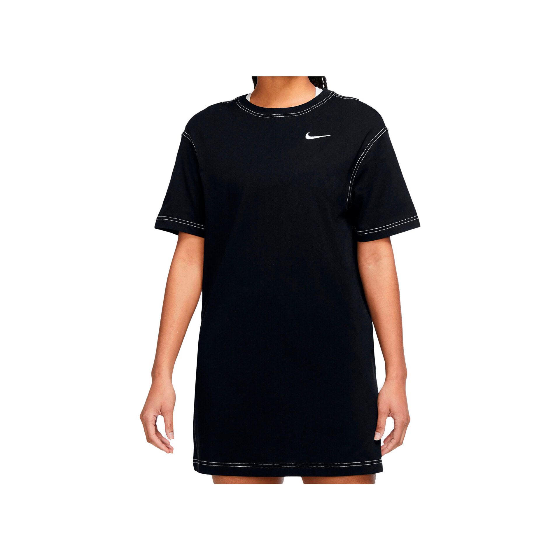 Nike Vestido W NSW SWSH SS DRESS vista frontal Nike Vestido W NSW SWSH SS DRESS vista frontal