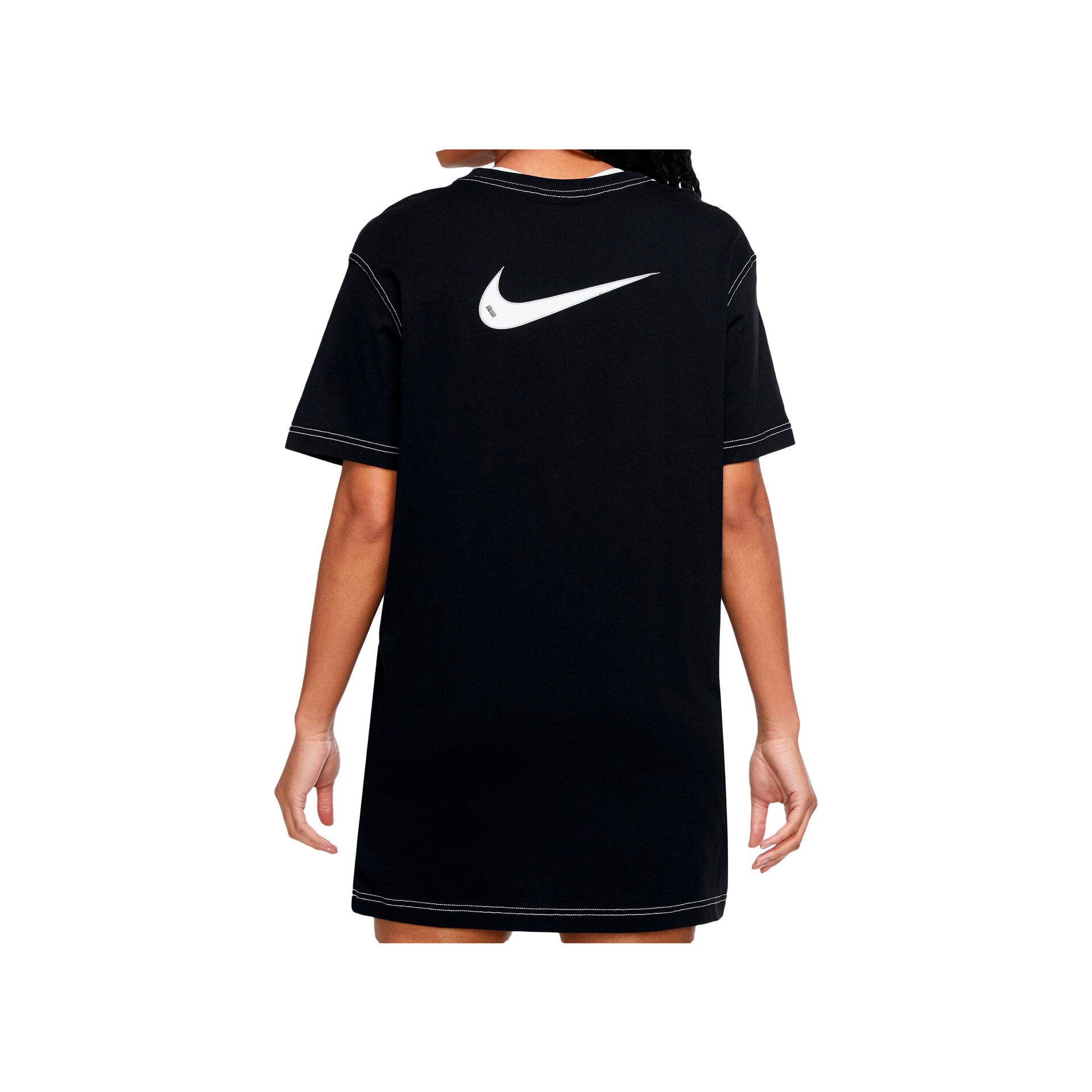 Nike Vestido W NSW SWSH SS DRESS vista trasera Nike Vestido W NSW SWSH SS DRESS vista trasera