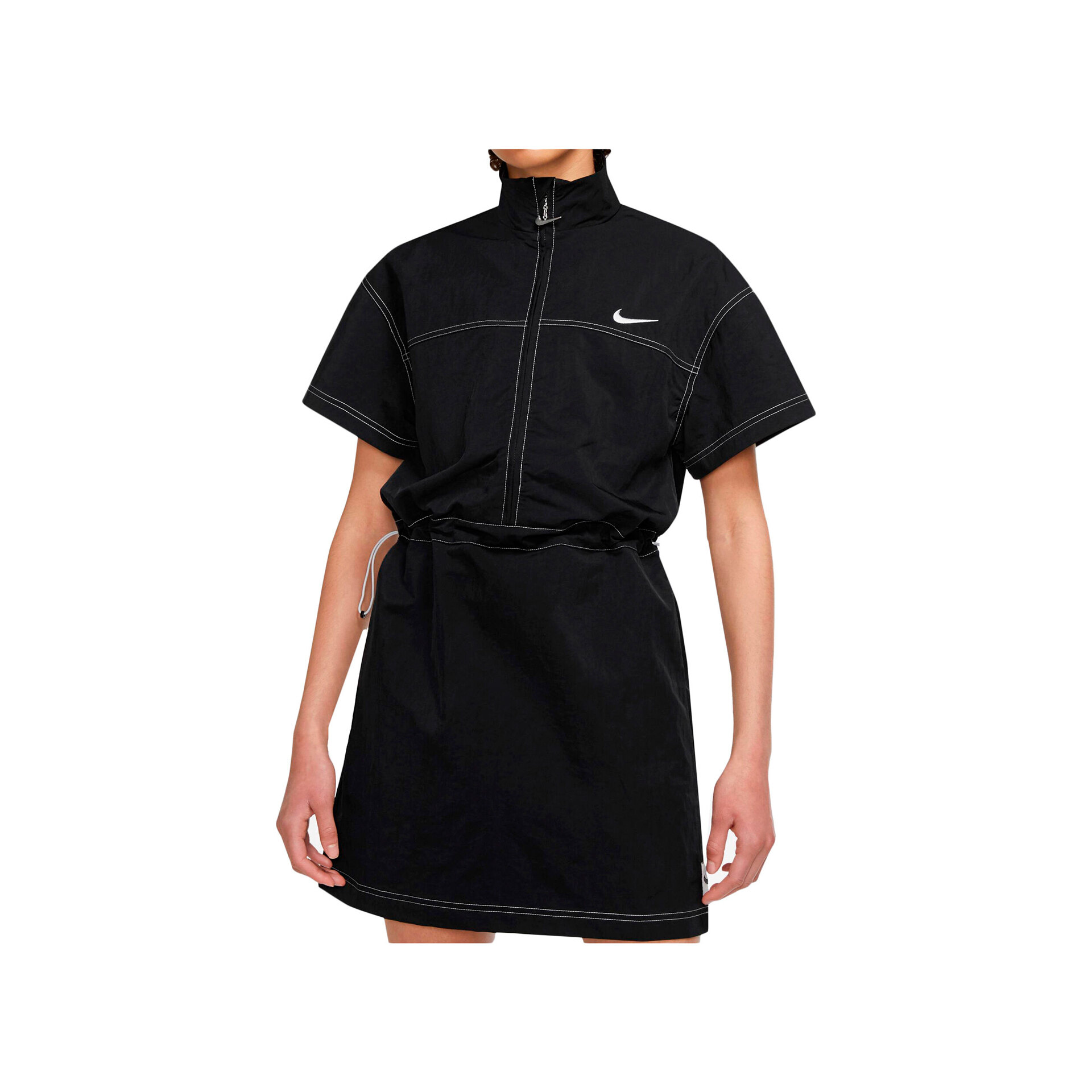 Nike Vestido W NSW SWSH WVN SS DRESS vista frontal Nike Vestido W NSW SWSH WVN SS DRESS vista frontal