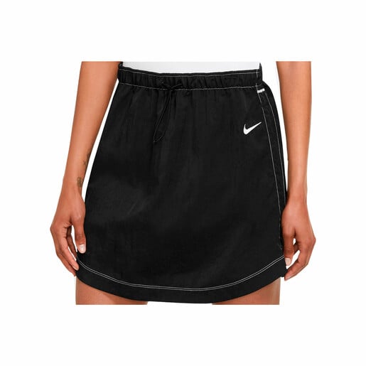 NIKE W NSW SWSH WVN HR SKIRT negro