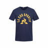 Le Coq Sportif Camiseta Hombre BAT Tee SS N2 M bleu nuit/lemon chrome vista frontal
