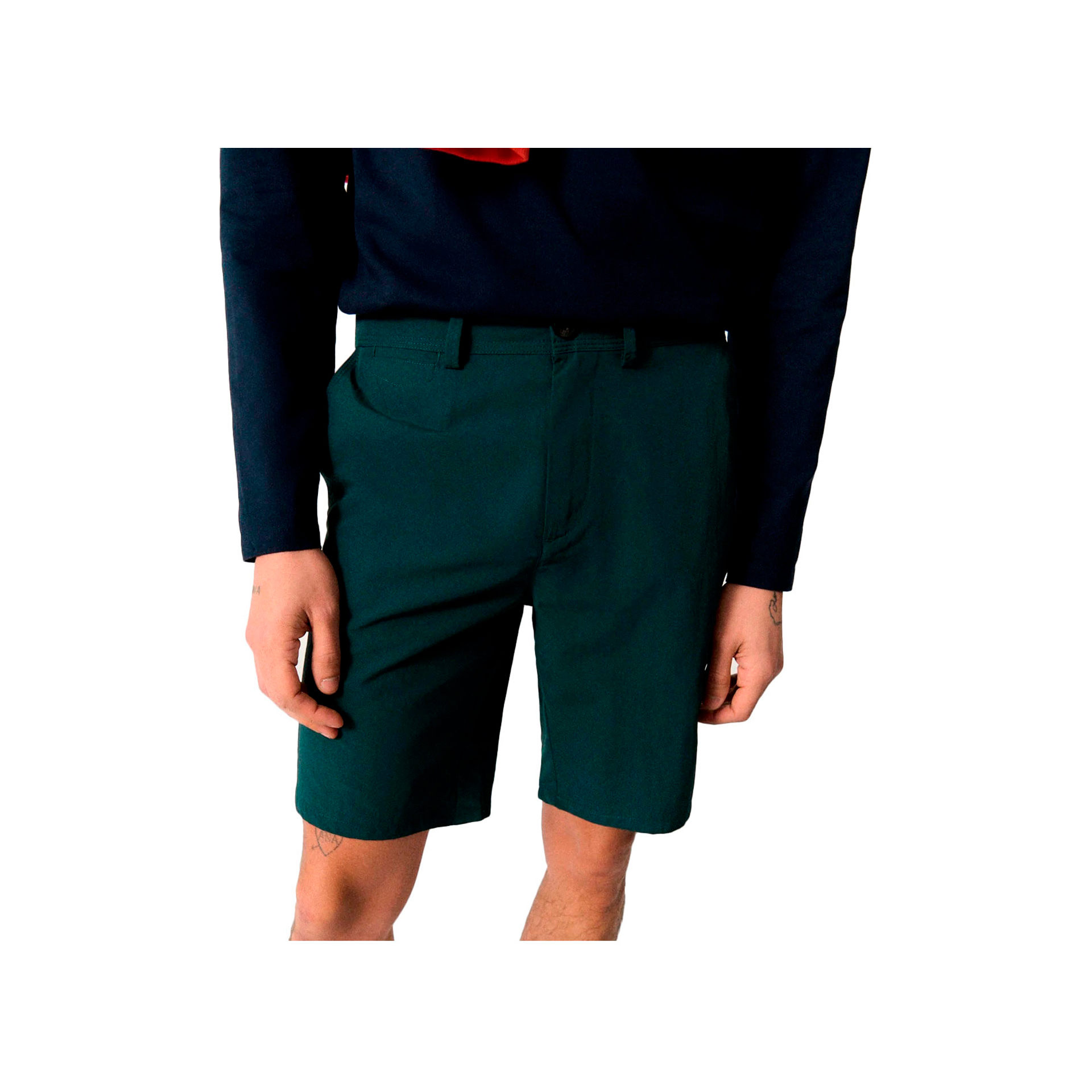 Ecoalf Pantalón Corto Hombre GREEN BACKALF SHORTS MAN vista frontal Ecoalf Pantalón Corto Hombre GREEN BACKALF SHORTS MAN vista frontal
