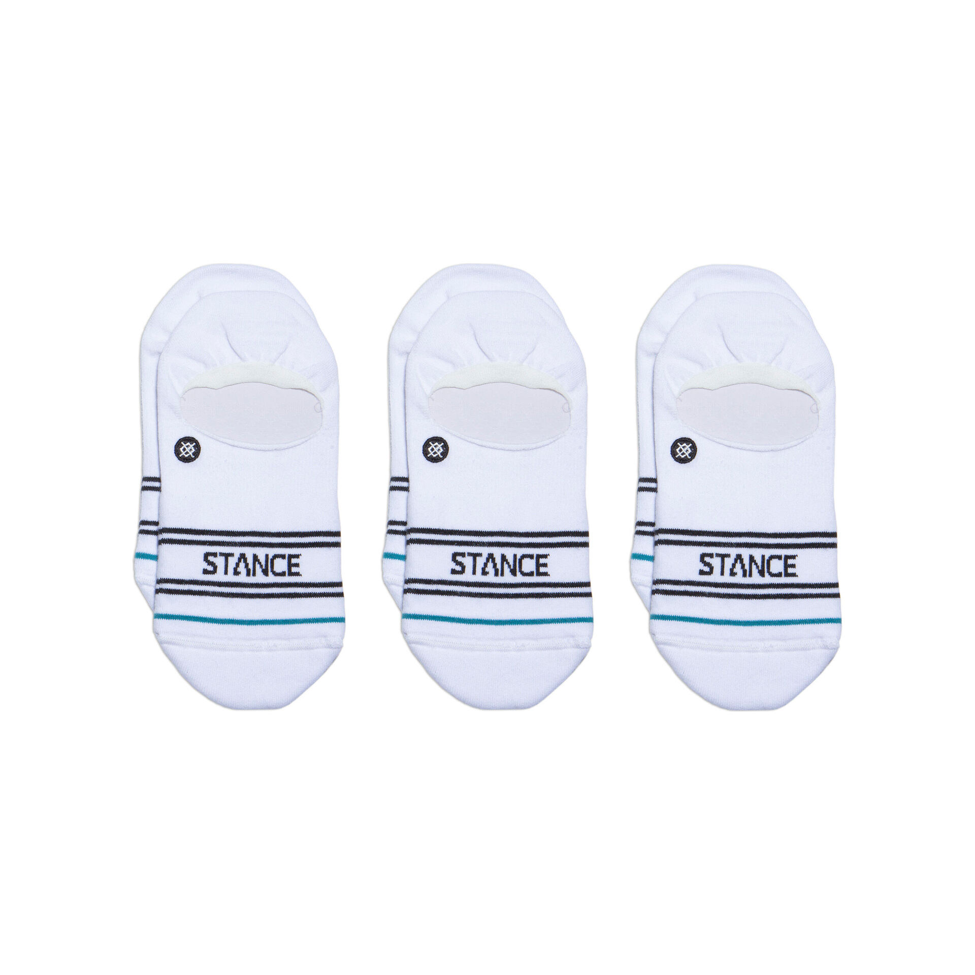 Stance Calcetines BASIC 3 PACK NO SHOW vista frontal Stance Calcetines BASIC 3 PACK NO SHOW vista frontal