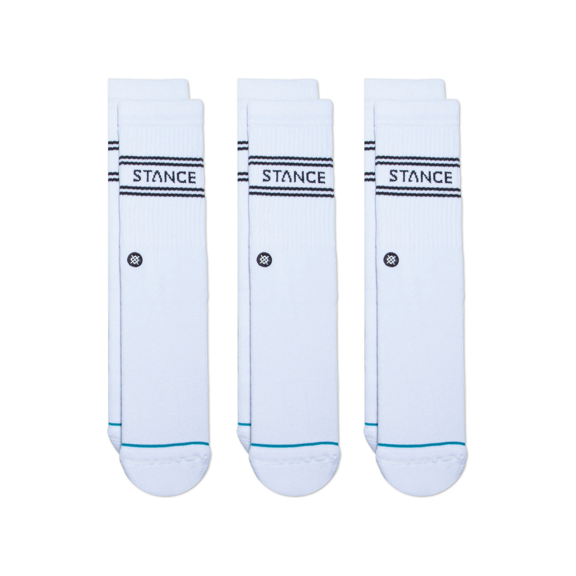 Stance Calcetines BASIC 3 PACK CREW vista frontal Stance Calcetines BASIC 3 PACK CREW vista frontal