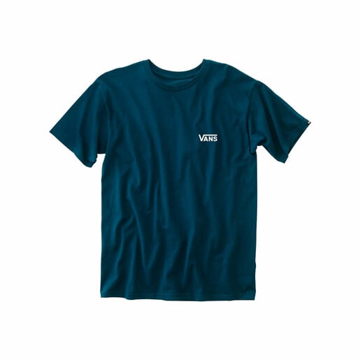 VANS LEFT CHEST LOGO TEE marino