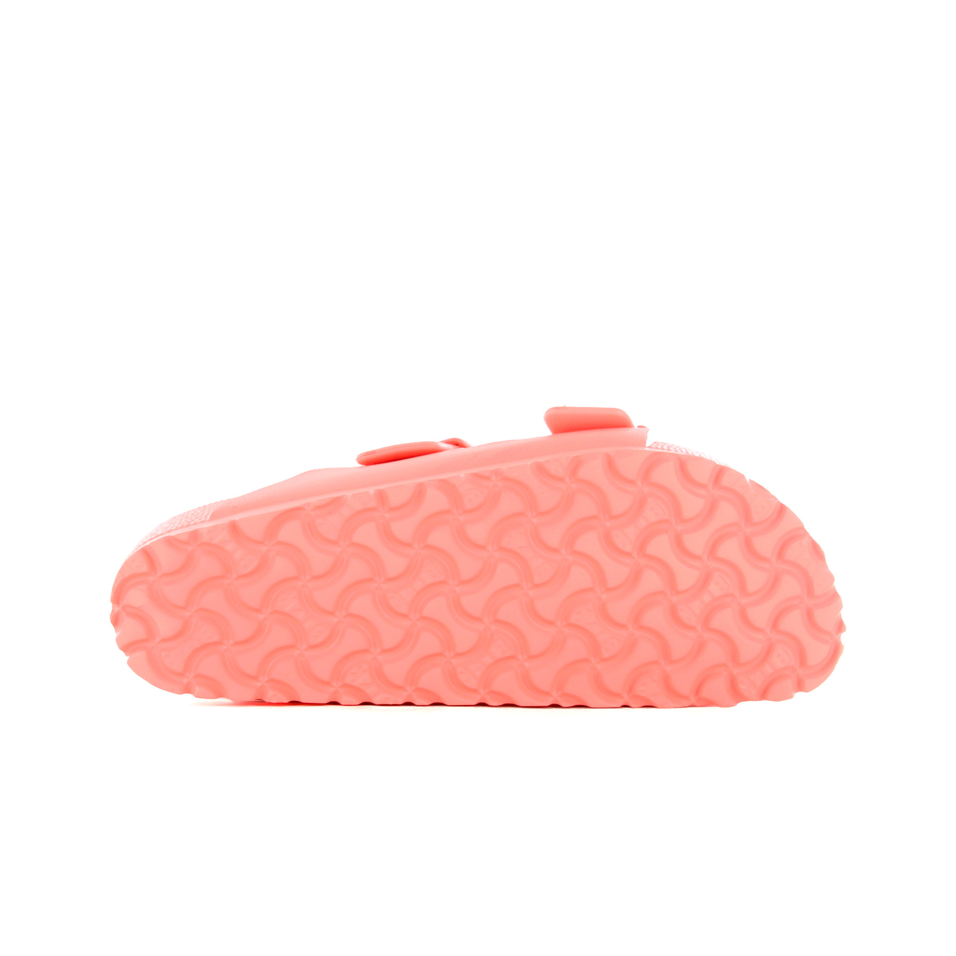 Birkenstock Chancletas y Sandalias Mujer Arizona EVA Coral Peach vista frontal girada 45º Birkenstock Chancletas y Sandalias Mujer Arizona EVA Coral Peach vista frontal girada 45º