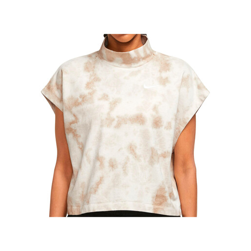 NIKE W NSW WASH JRSY TOP beige