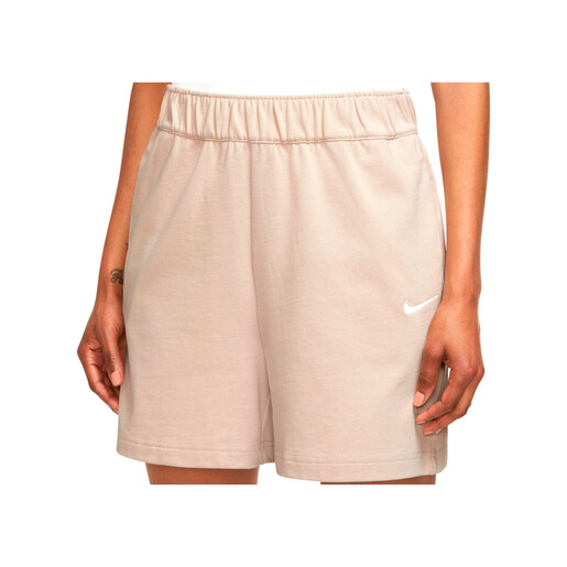 NIKE W NSW JRSY SHORT beige