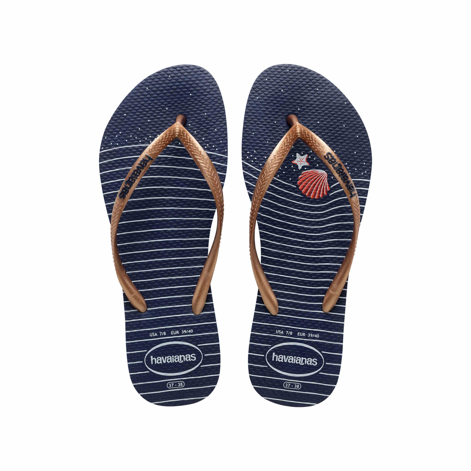 Havaianas Chancletas y Sandalias Mujer HAV. SLIM NAUTICAL lateral exterior Havaianas Chancletas y Sandalias Mujer HAV. SLIM NAUTICAL lateral exterior