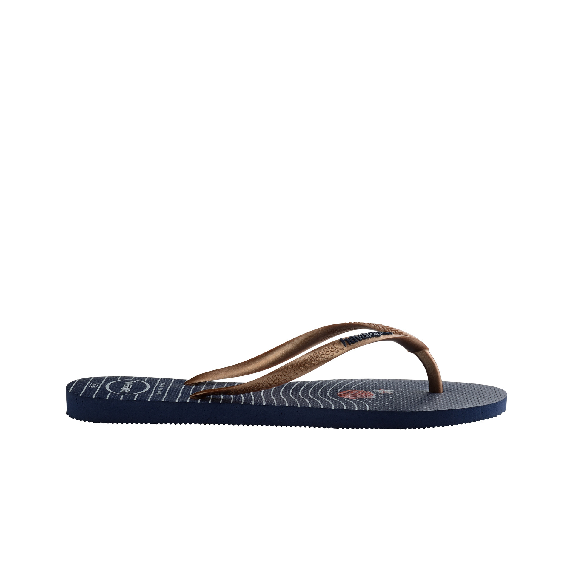 Havaianas Chancletas y Sandalias Mujer HAV. SLIM NAUTICAL lateral interior Havaianas Chancletas y Sandalias Mujer HAV. SLIM NAUTICAL lateral interior