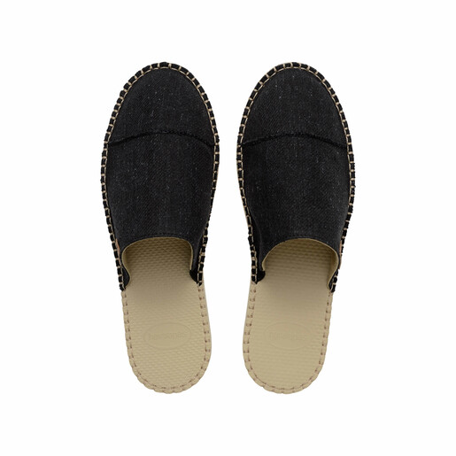 HAVAIANAS HAV. ESPADRILLE MULE ECO negro