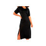 Dedicated Vestido Long T-shirt Dress Ronneby Black vista frontal