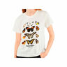 Dedicated Camiseta Mujer T-shirt Mysen Butterflies vista frontal