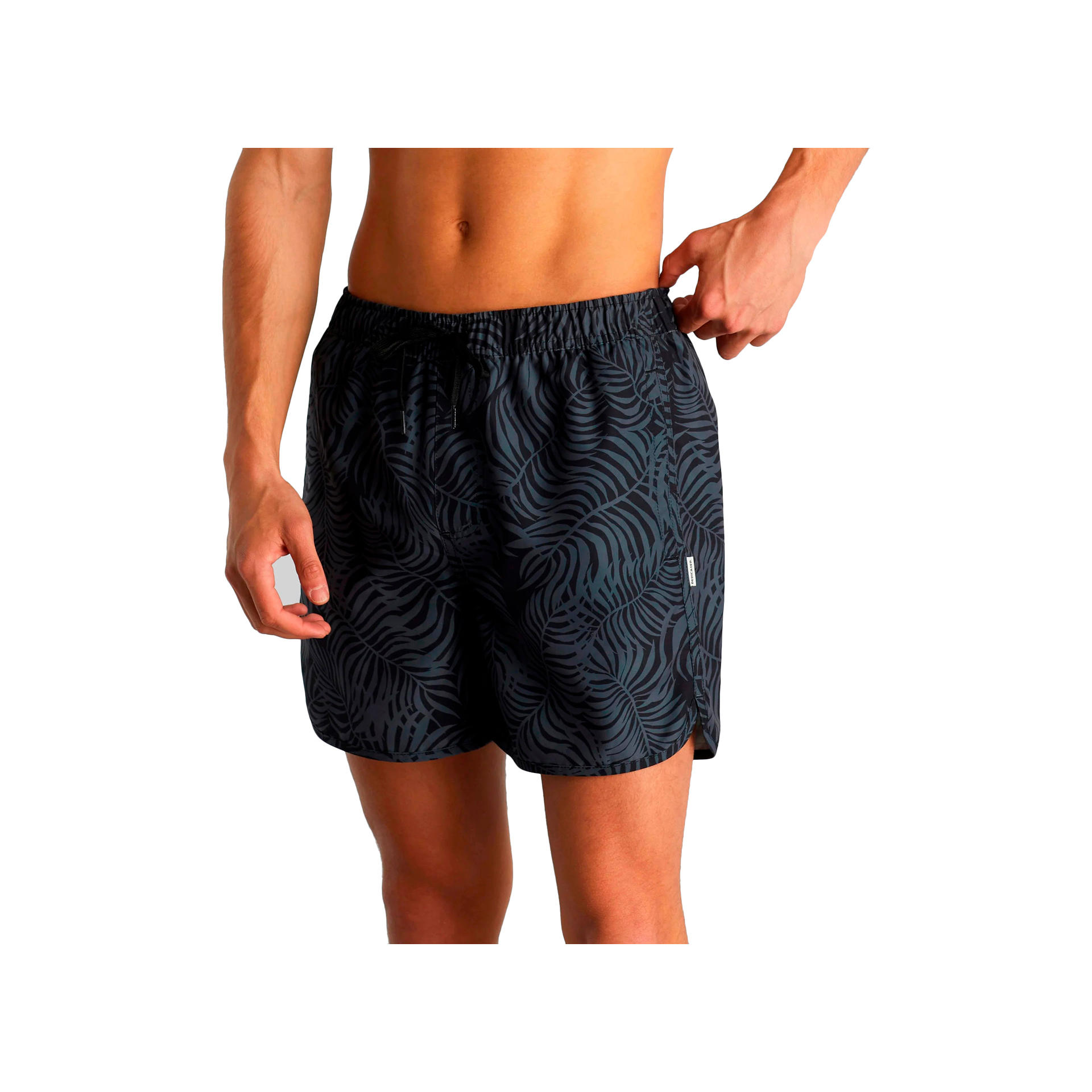 Dedicated Pantalón Corto Hombre Swim Shorts Sandhamn Palm vista frontal Dedicated Pantalón Corto Hombre Swim Shorts Sandhamn Palm vista frontal