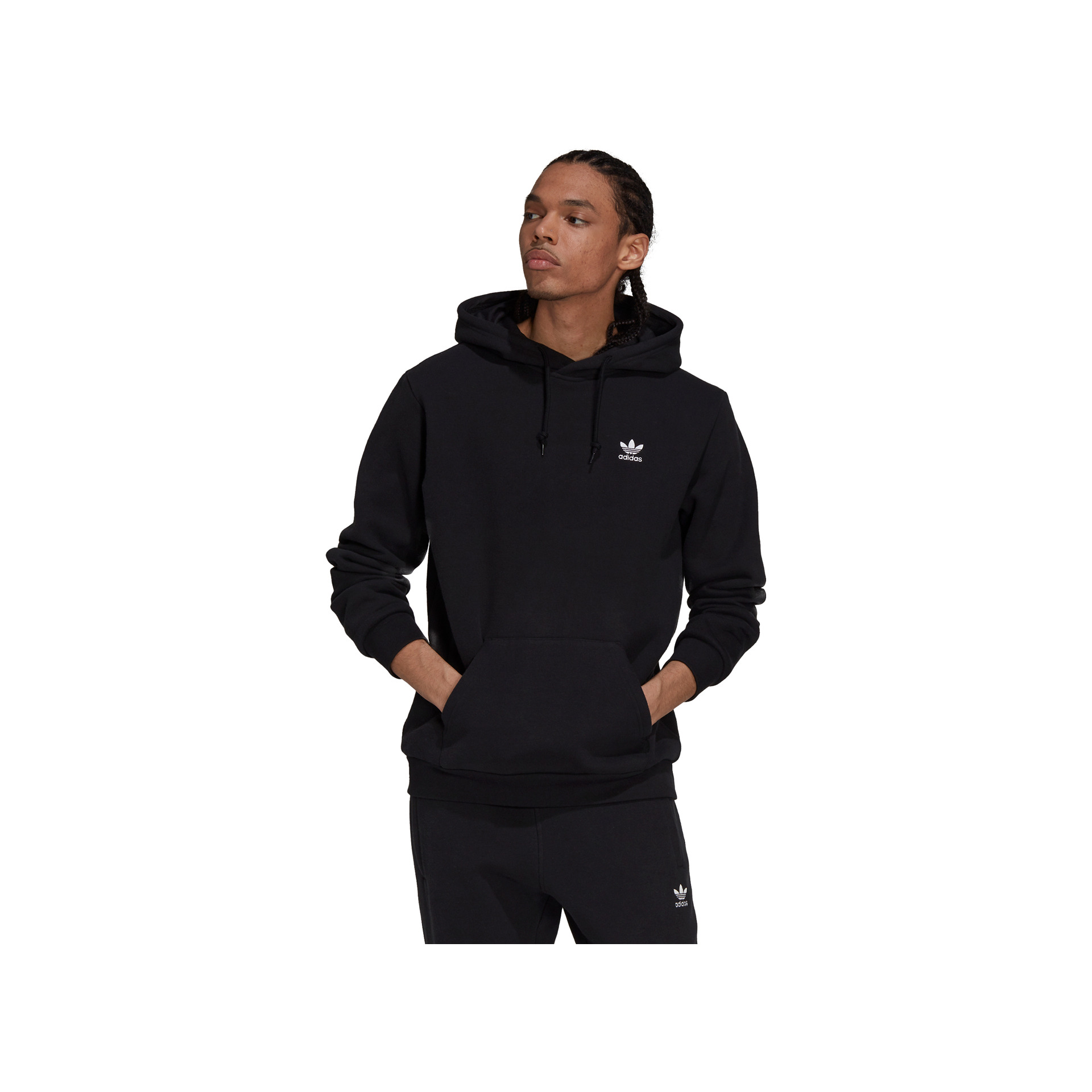 adidas Sudadera Hombre ESSENTIAL HOODY vista trasera adidas Sudadera Hombre ESSENTIAL HOODY vista trasera