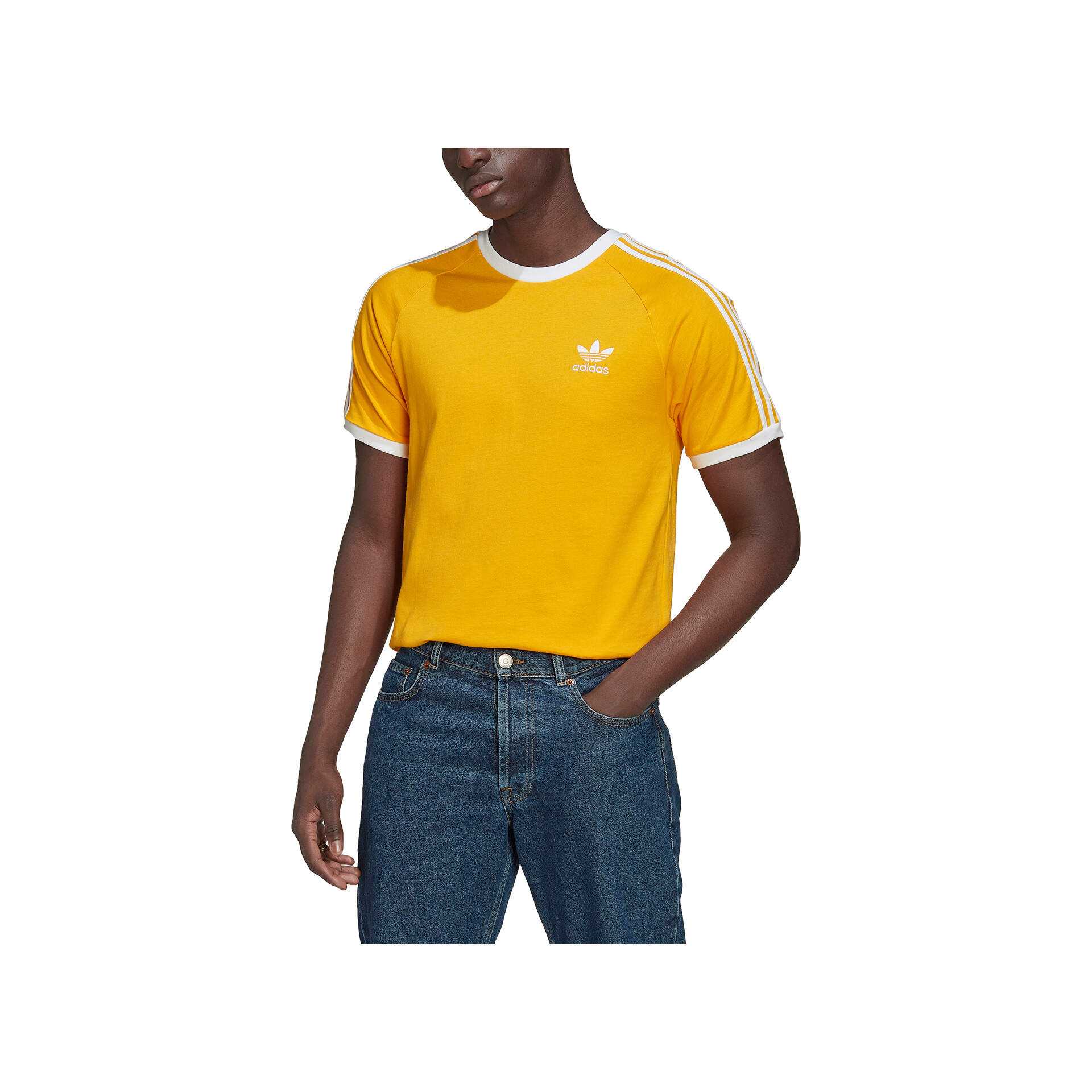 adidas Camiseta Hombre 3-STRIPES TEE vista trasera adidas Camiseta Hombre 3-STRIPES TEE vista trasera