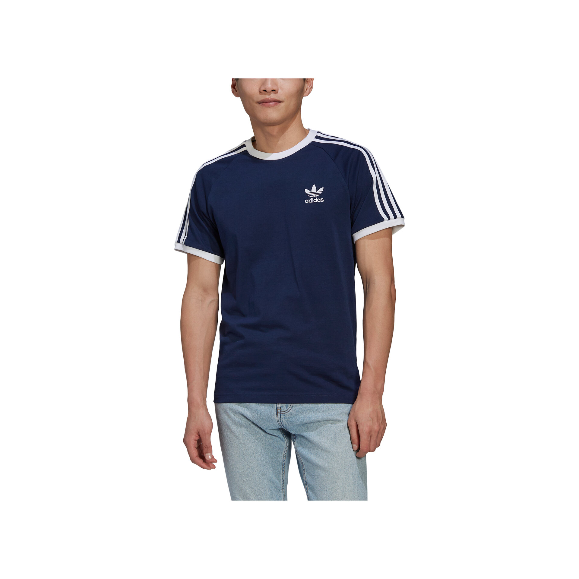 adidas Camiseta Hombre 3-STRIPES TEE vista trasera adidas Camiseta Hombre 3-STRIPES TEE vista trasera