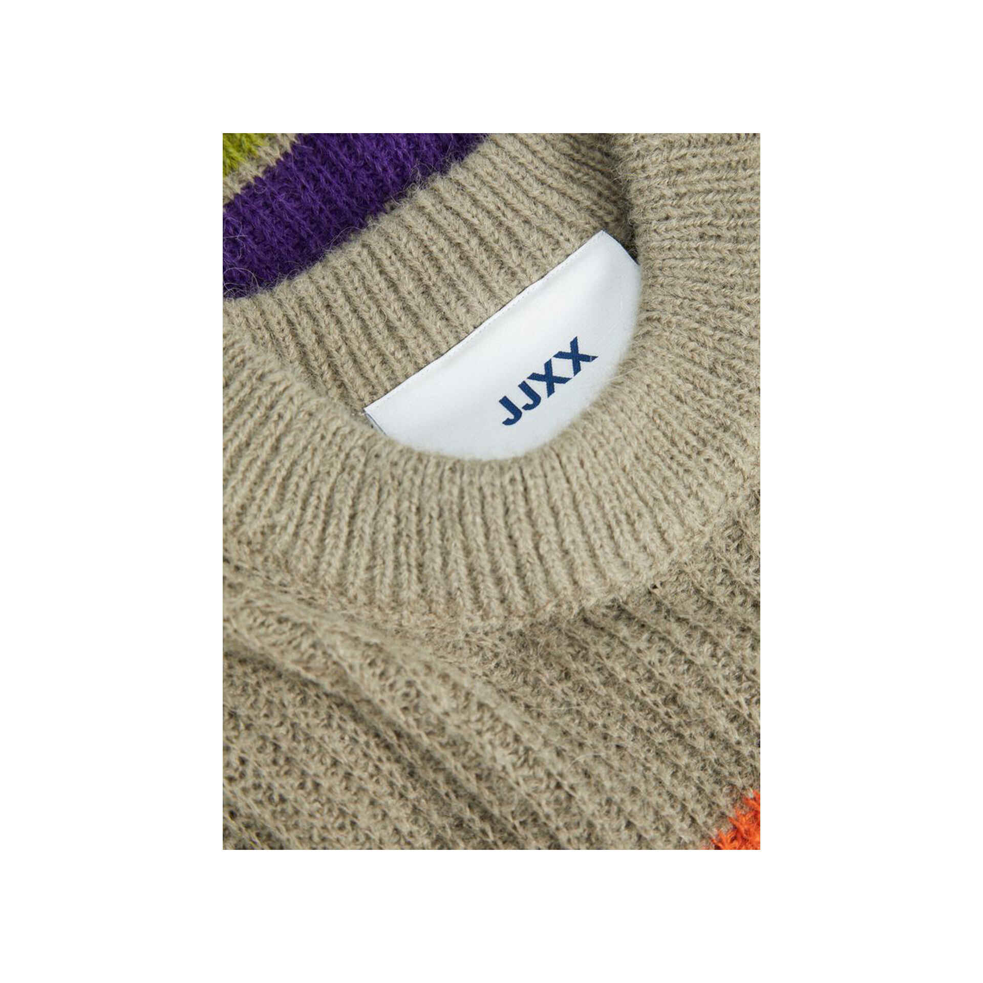 J&J Jersey Mujer JXEMBER LS FLUFFY STRIPE CNECK KNIT NOOS 03 J&J Jersey Mujer JXEMBER LS FLUFFY STRIPE CNECK KNIT NOOS 03