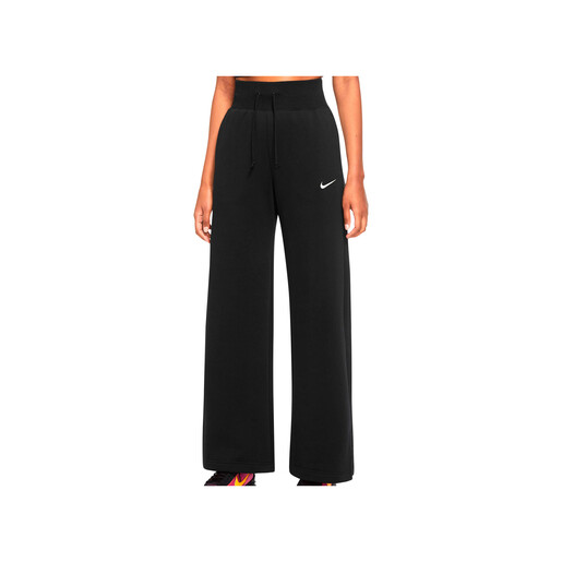 NIKE W NSW PHNX FLC HR PANT WIDE negro