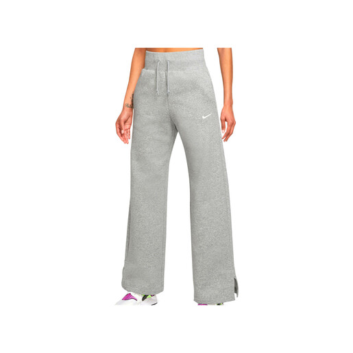 NIKE W NSW STYLE FLC HR PANT WIDE gris