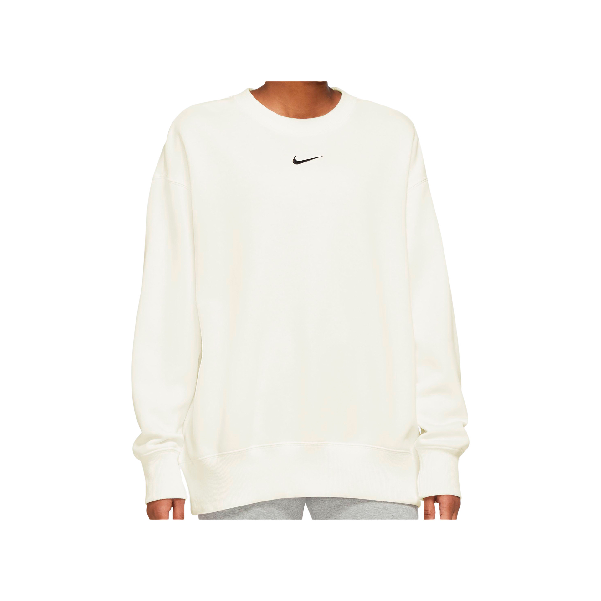 Nike Sudadera Mujer W NSW STYLE FLC CREW OS vista frontal Nike Sudadera Mujer W NSW STYLE FLC CREW OS vista frontal