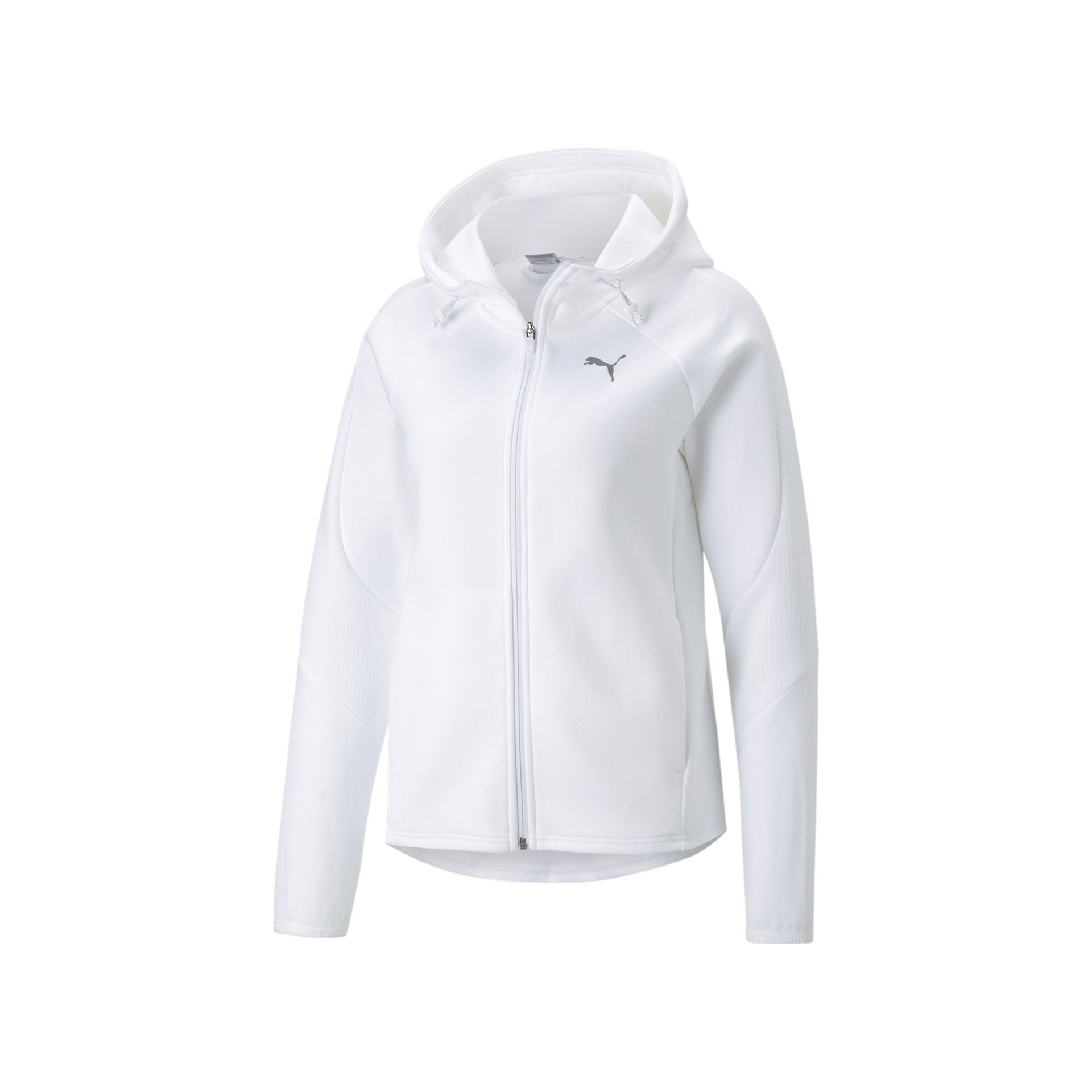 Puma Sudadera Mujer Evostripe Full-Zip H vista frontal Puma Sudadera Mujer Evostripe Full-Zip H vista frontal