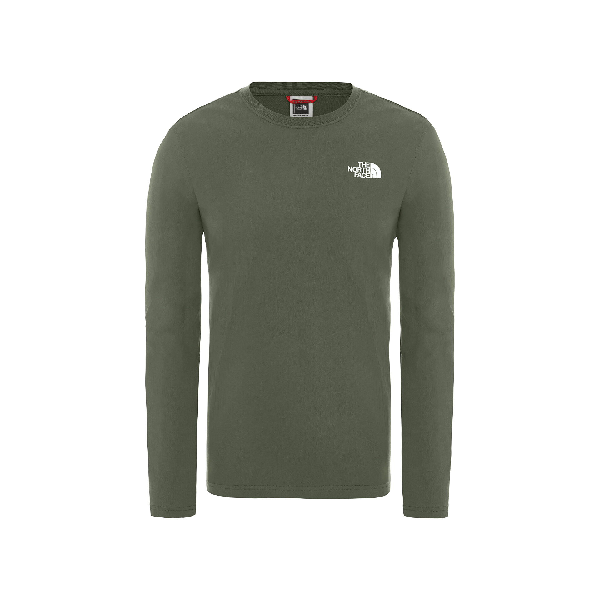 The North Face Camiseta Hombre M L/S RED BOX TEE - EU vista frontal The North Face Camiseta Hombre M L/S RED BOX TEE - EU vista frontal