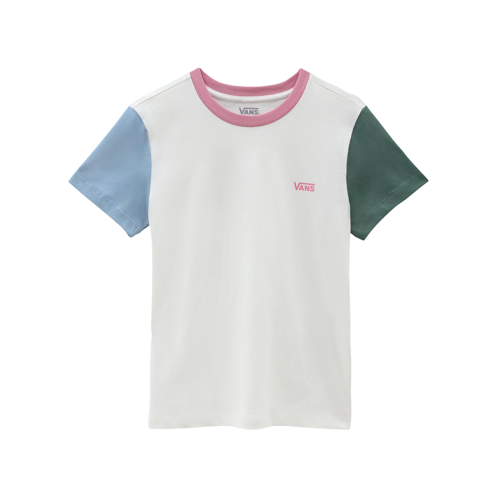 Vans Camiseta Mujer WM COLORBLOCK CREW vista frontal Vans Camiseta Mujer WM COLORBLOCK CREW vista frontal