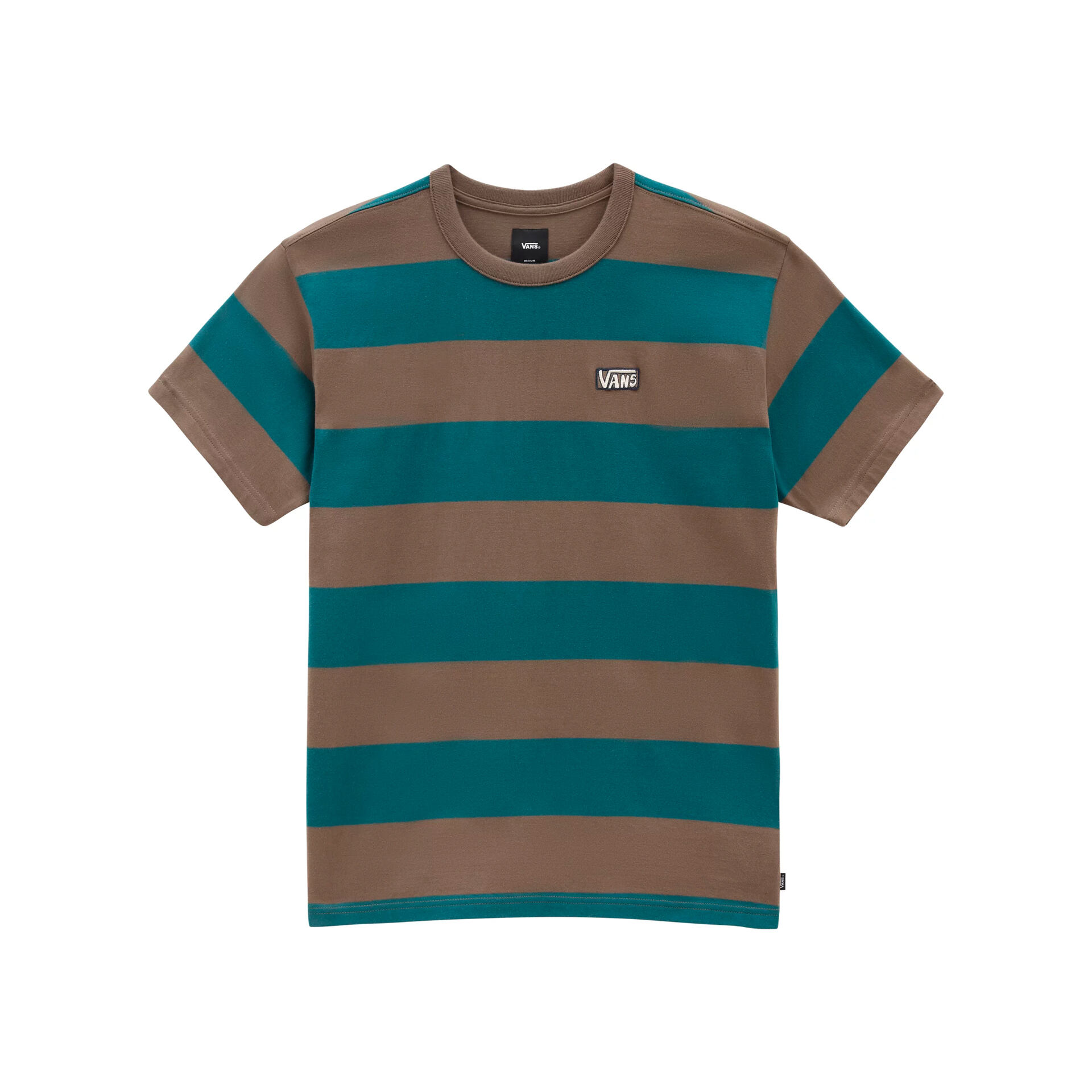 Vans Camiseta Hombre SEASONAL COLOR STRIPE CREW vista frontal Vans Camiseta Hombre SEASONAL COLOR STRIPE CREW vista frontal
