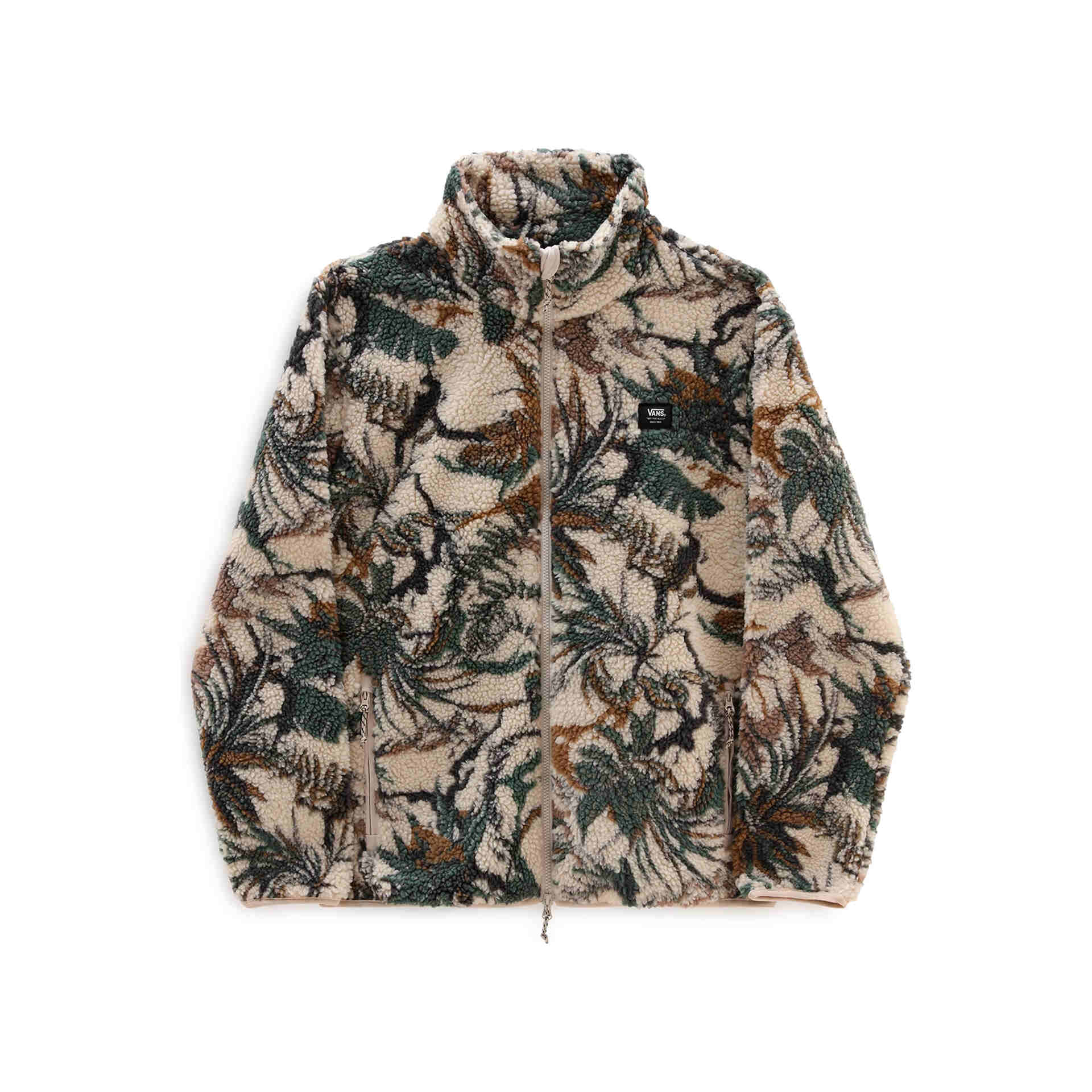 Vans Polar Abierto Hombre BACK BAY CAMO FULL ZIP vista frontal Vans Polar Abierto Hombre BACK BAY CAMO FULL ZIP vista frontal