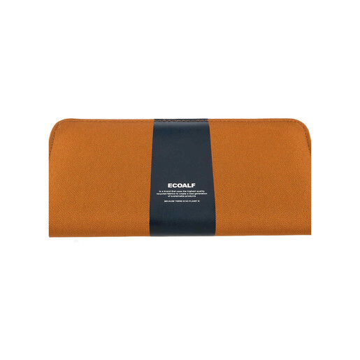 ECOALF ZIPALF LARGE WALLET marron
