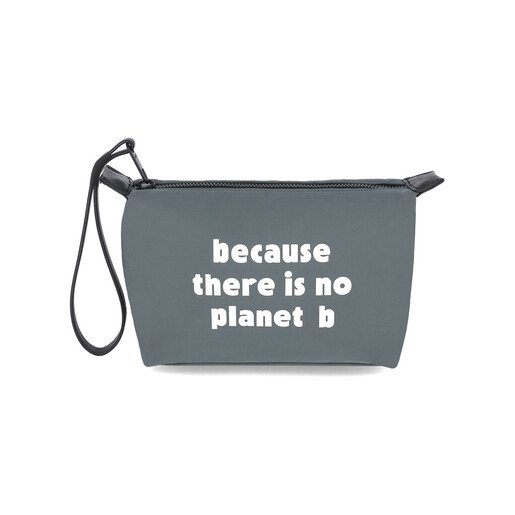 ECOALF LUPITAALF VANITY CASE W/ MESSAGE gris