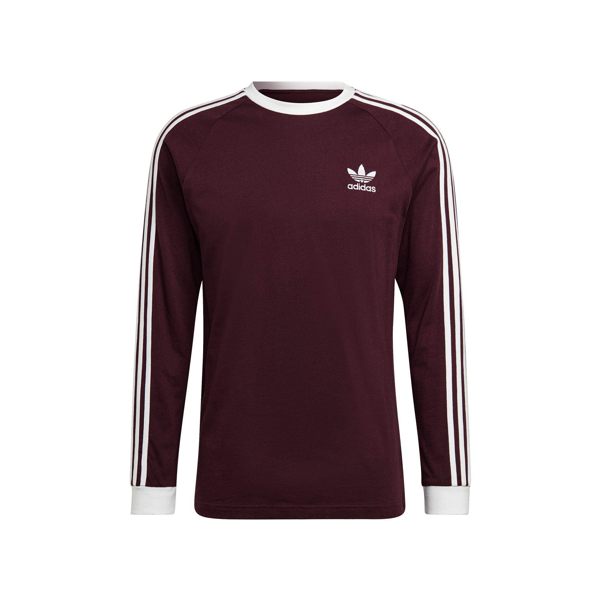 adidas Camiseta Hombre 3-STRIPES LS T vista frontal adidas Camiseta Hombre 3-STRIPES LS T vista frontal