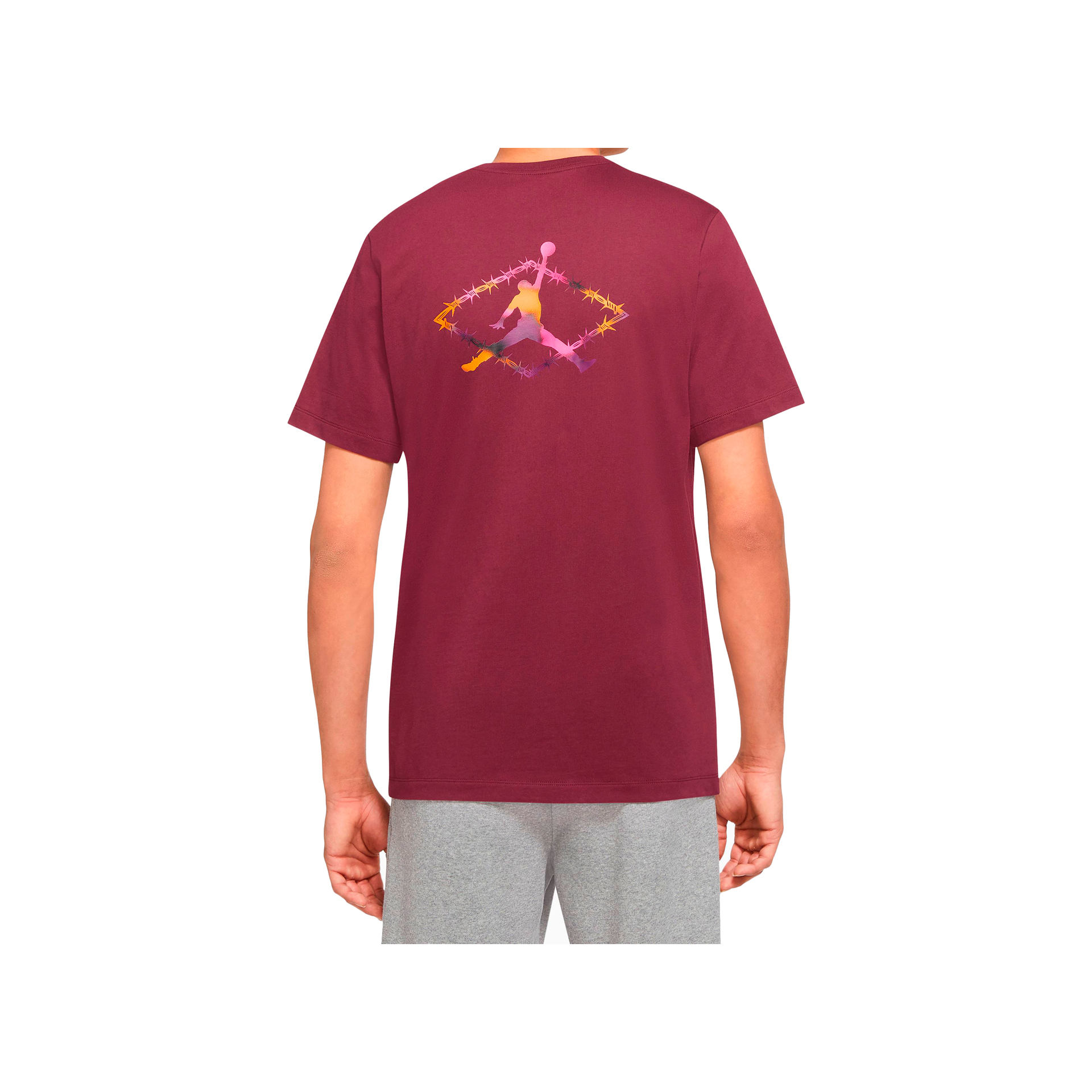 Nike Camiseta Hombre M J FLT MVP HBR SS CREW vista trasera Nike Camiseta Hombre M J FLT MVP HBR SS CREW vista trasera