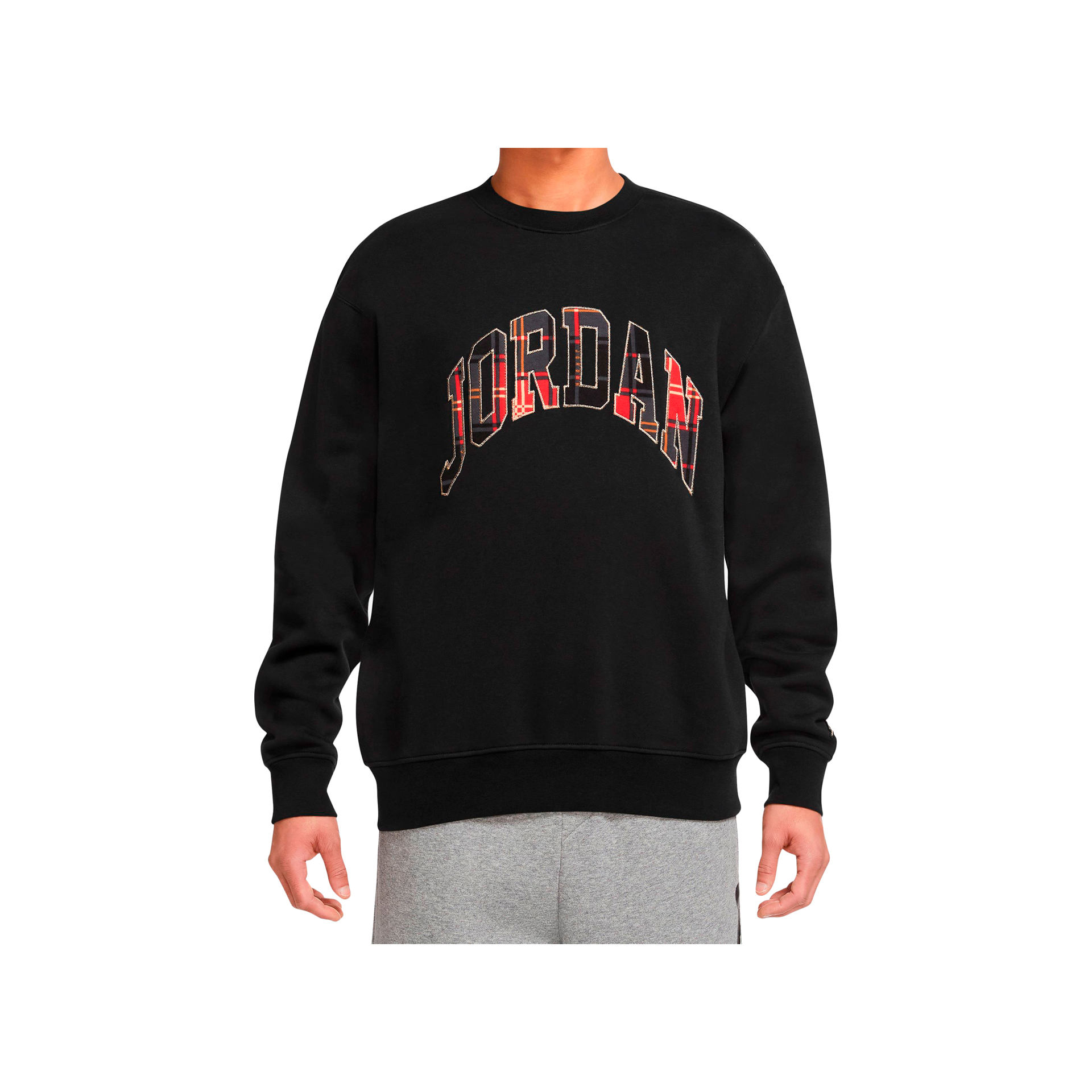 Nike Sudadera Hombre M J ESS HOL PLD FLC CREW vista frontal Nike Sudadera Hombre M J ESS HOL PLD FLC CREW vista frontal