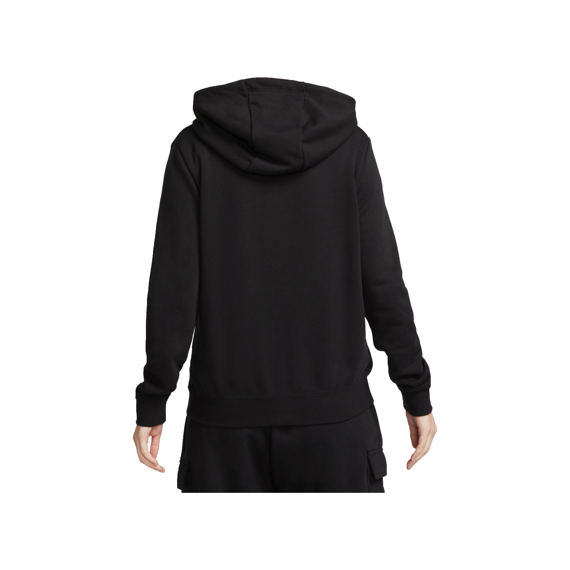 Nike Sudadera Mujer W NSW CLUB FLC FNL HOODIE STD vista trasera Nike Sudadera Mujer W NSW CLUB FLC FNL HOODIE STD vista trasera