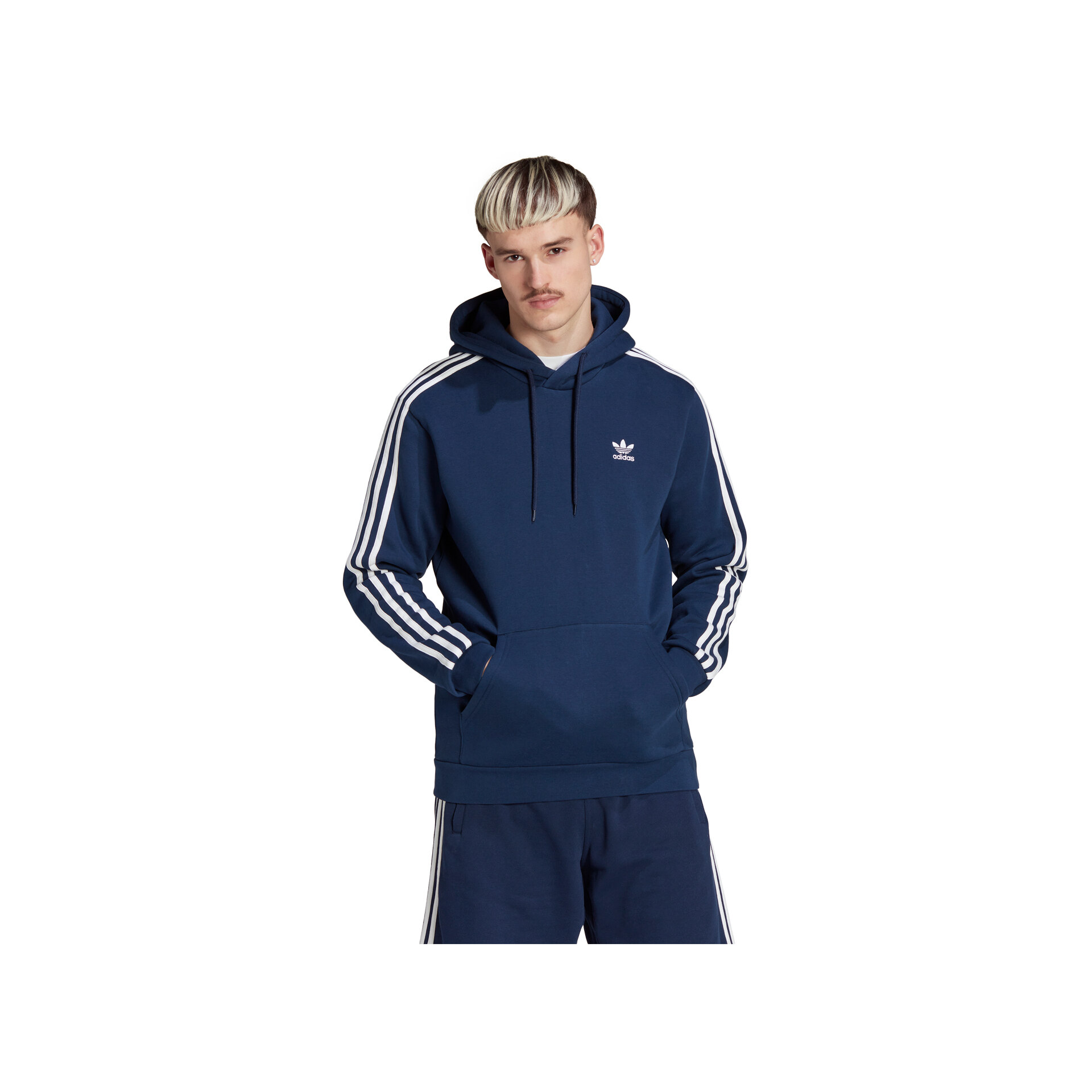 adidas Sudadera Hombre 3-STRIPES HOODY vista trasera adidas Sudadera Hombre 3-STRIPES HOODY vista trasera