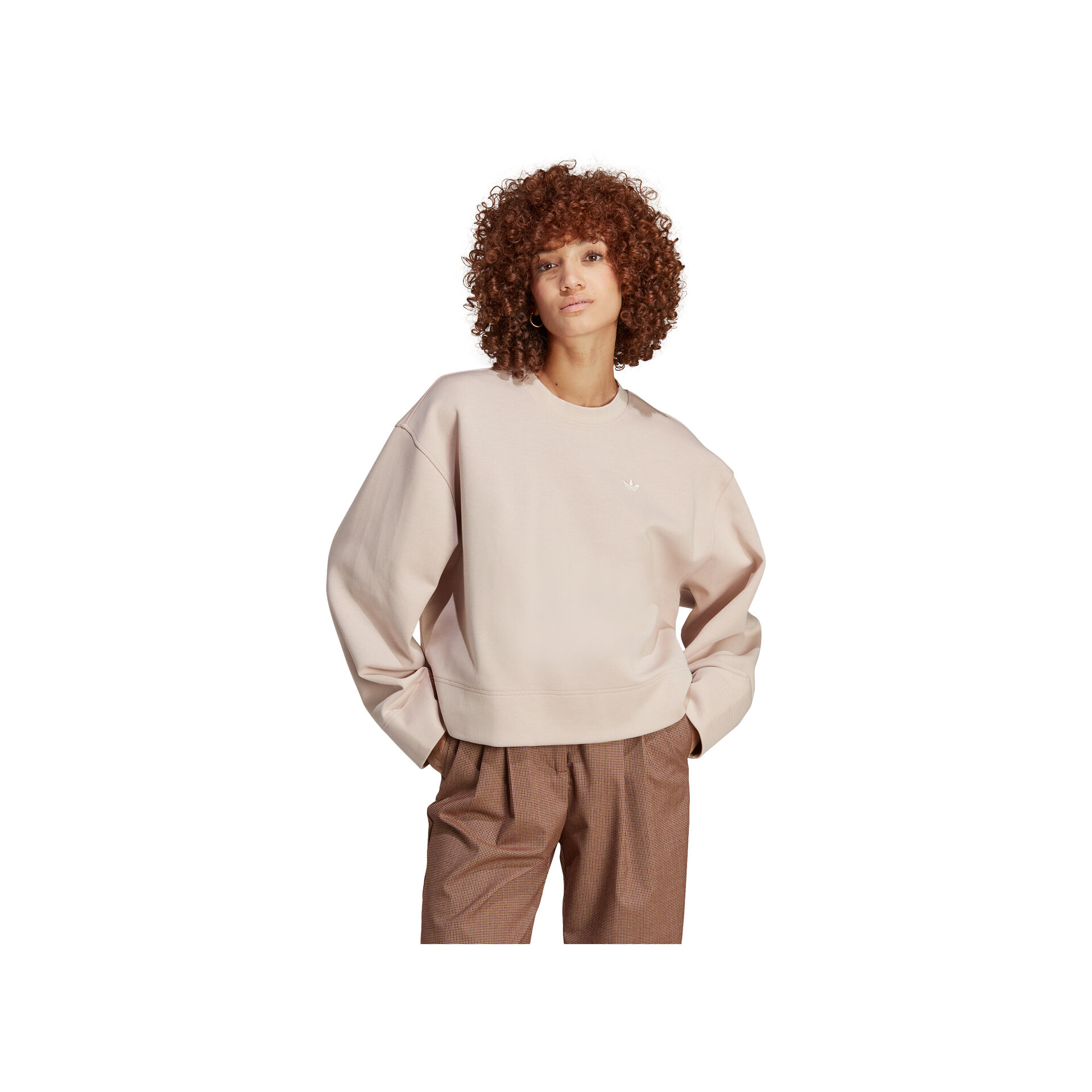 adidas Sudadera Mujer ESS SHORT SWEAT vista trasera adidas Sudadera Mujer ESS SHORT SWEAT vista trasera