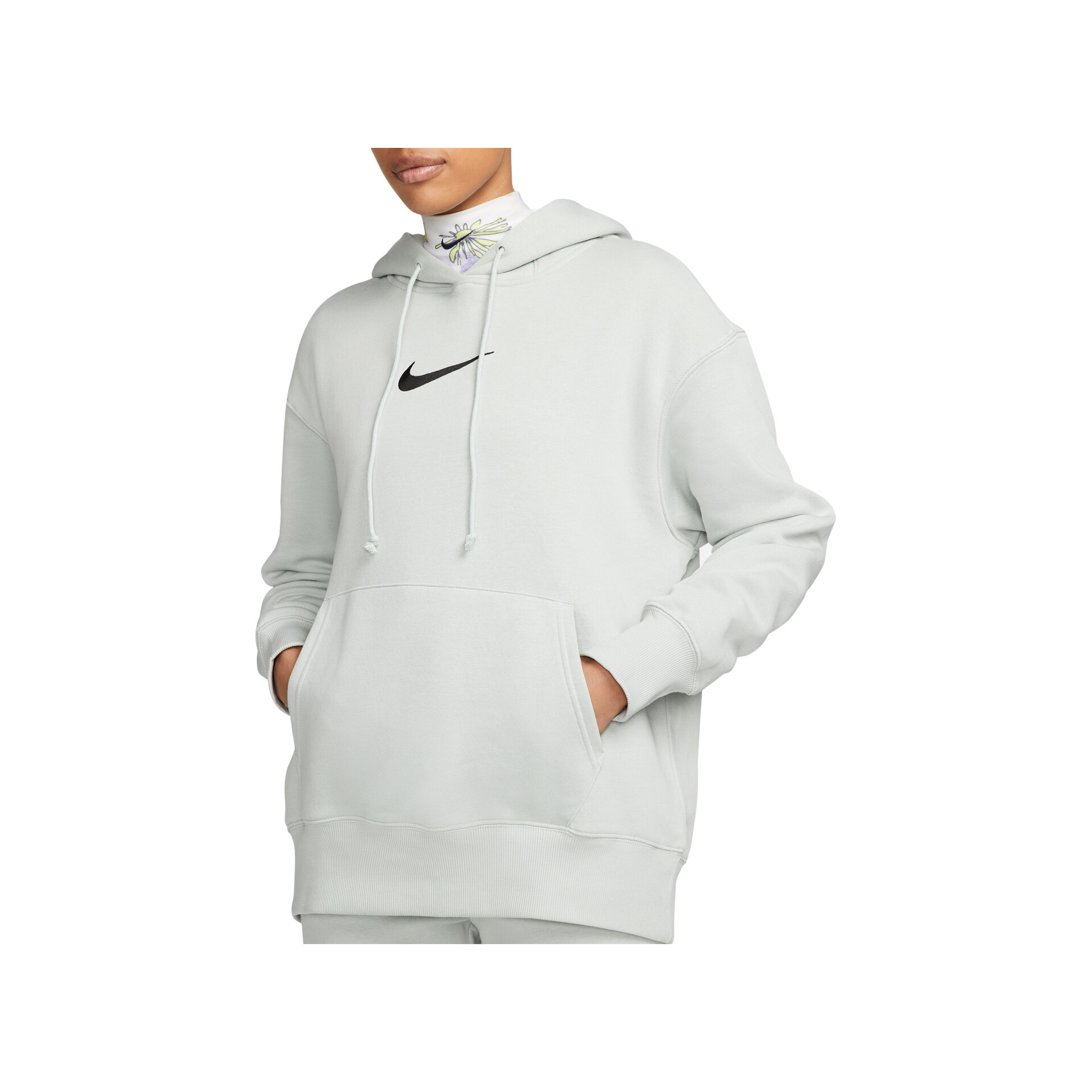 Nike Sudadera Mujer W NSW PHNX FLC OS PO HDY MS vista frontal Nike Sudadera Mujer W NSW PHNX FLC OS PO HDY MS vista frontal