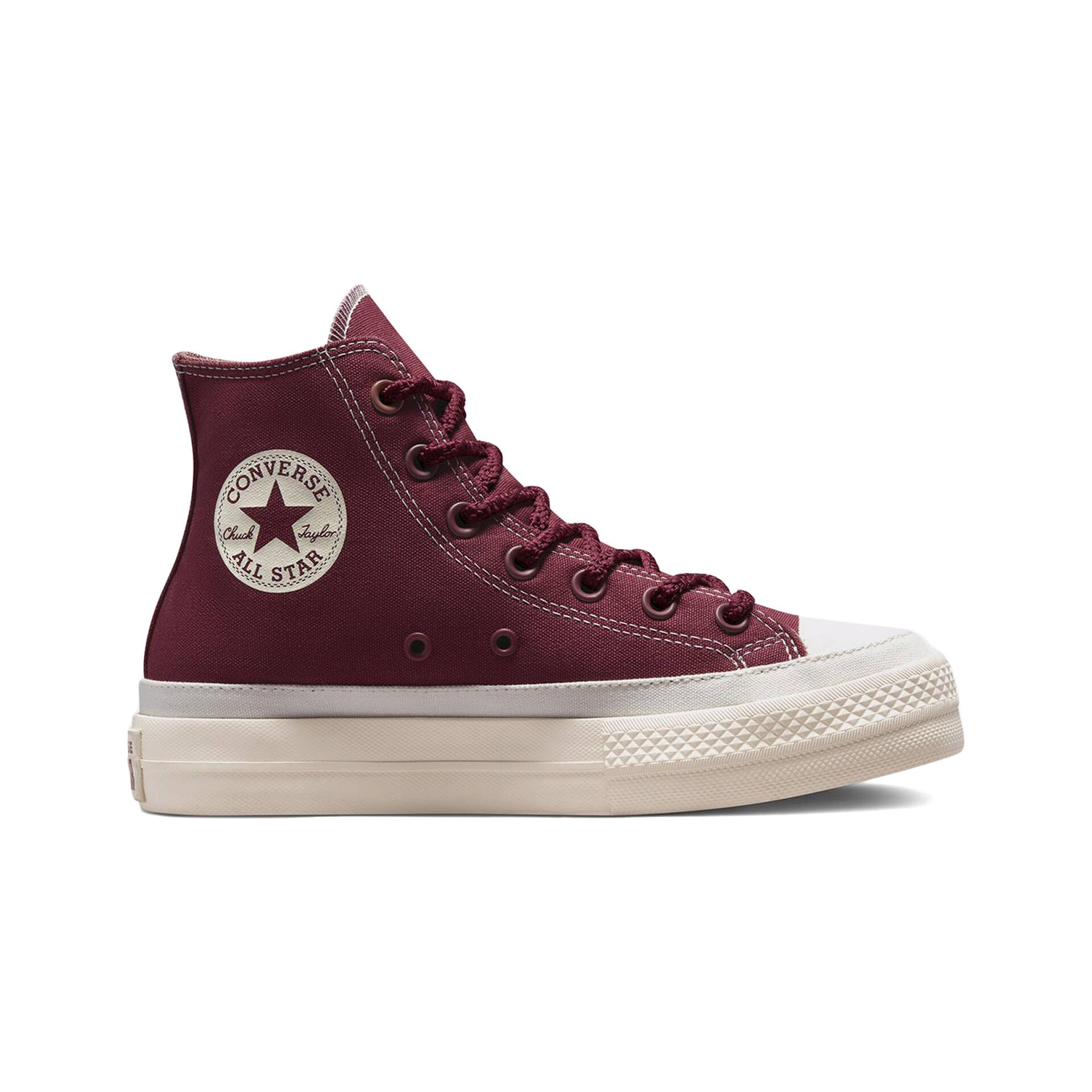 Converse Zapatillas Mujer CHUCK TAYLOR ALL STAR LIFT PLATFORM WORKWEAR TEXTILES lateral exterior Converse Zapatillas Mujer CHUCK TAYLOR ALL STAR LIFT PLATFORM WORKWEAR TEXTILES lateral exterior