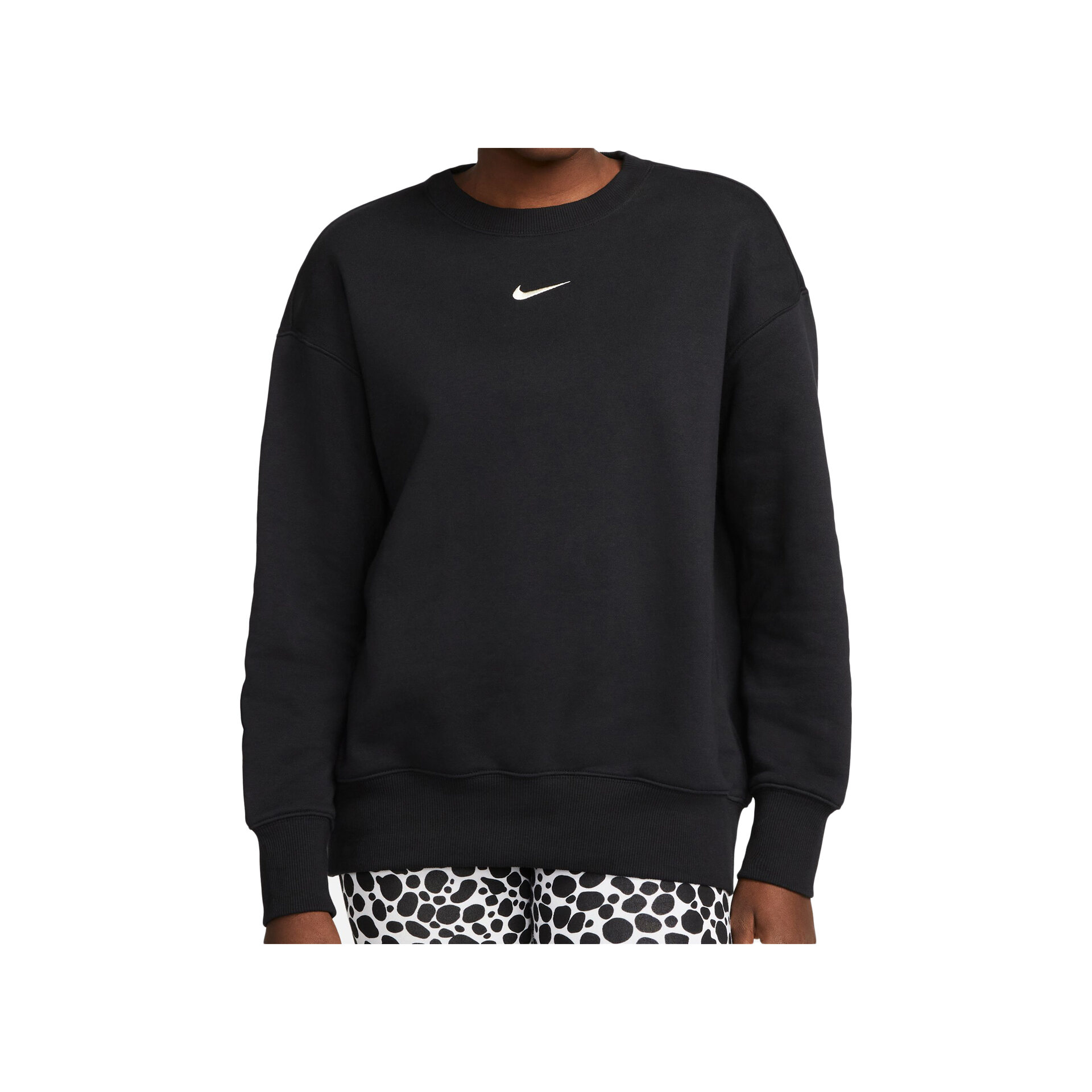 Nike Sudadera Mujer W NSW PHNX FLC OS CREW vista frontal Nike Sudadera Mujer W NSW PHNX FLC OS CREW vista frontal