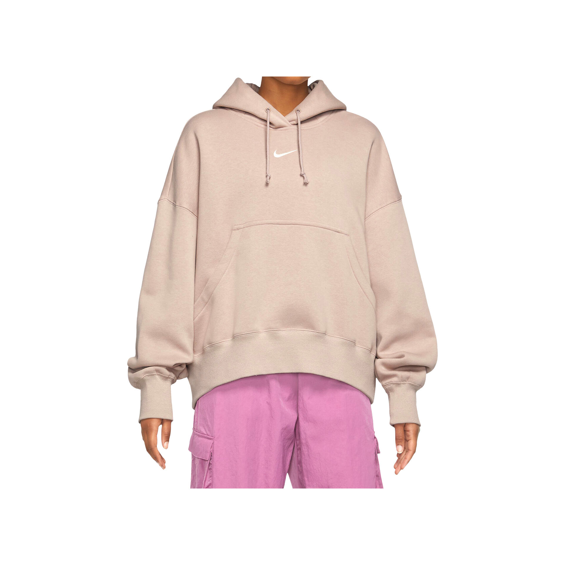 Nike Sudadera Mujer W NSW PHNX FLC OOS PO HOODIE vista frontal Nike Sudadera Mujer W NSW PHNX FLC OOS PO HOODIE vista frontal